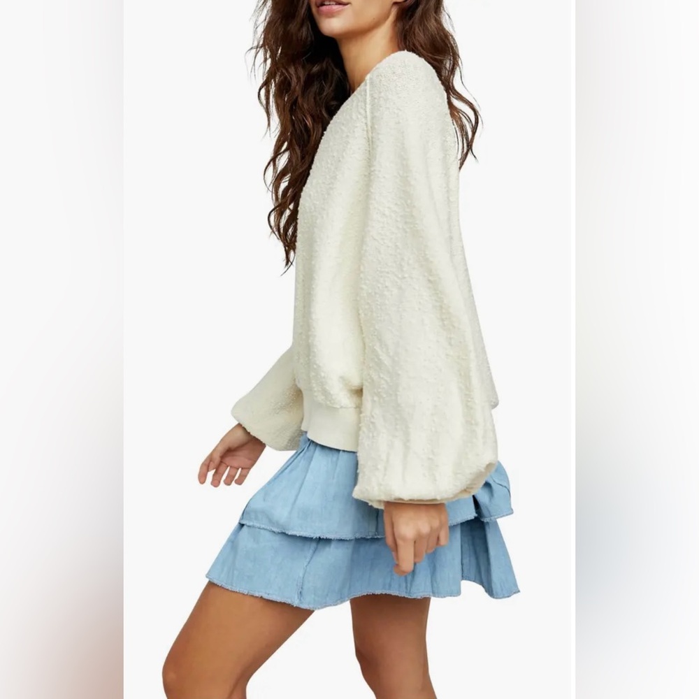 Free People Found My Friend Pullover Sweater XS - Picture 3 of 8